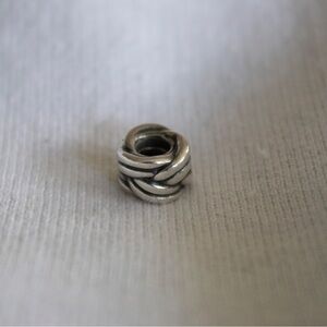 Authentic Pandora Retired Forget Me Knot Sterling Silver Charm